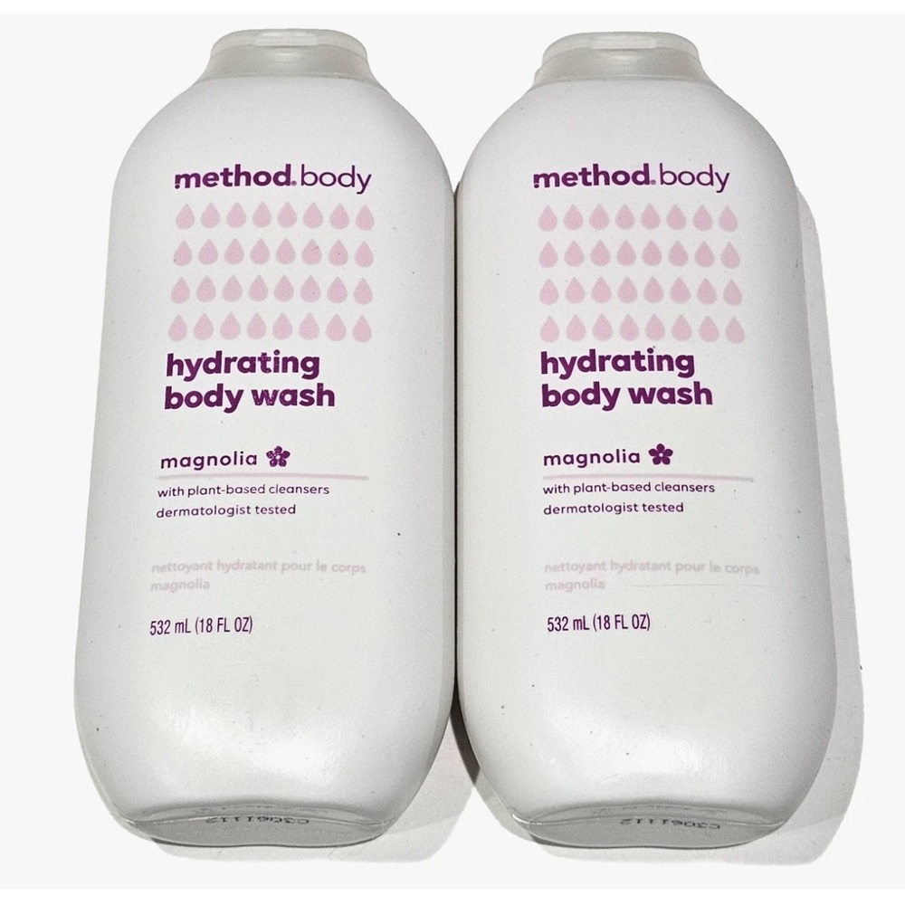 Method Body Hydrating Body Wash - Magnolia Scent, 2pack